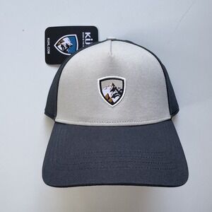 KUHL Low Profile Trucker Hat Adjustable Snap Back Mesh Blue Baseball Cap O/S